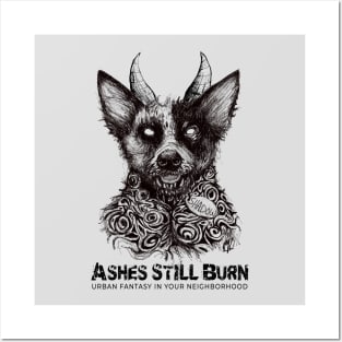 Ashes Still Burn-Shadow the Hell Hound Posters and Art